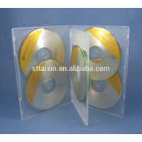 semi clear 14mm custom dvd box set with tray