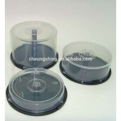 Small size large capacity pp plastic round cake box /case for 10 pcs